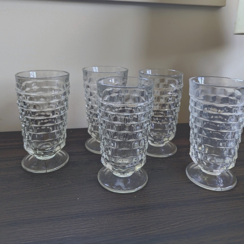 Set of 5 Whitehall Cubist Tumblers